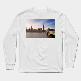 Big Ben Queen Elizabeth Tower Westminster Bridge Long Sleeve T-Shirt